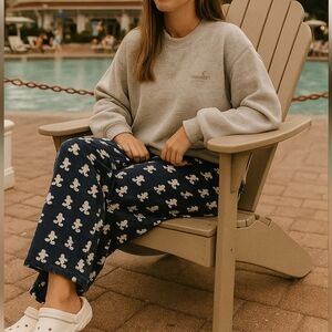 Disney‎ Parks Lounge Pants PJs - Mickey Mouse 100% Cotton Medium Great Condition